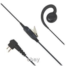 10-Pack Swivel Earpiece for Motorola Two-Way Radio CP100 CP200D CLS1110 CLS1410