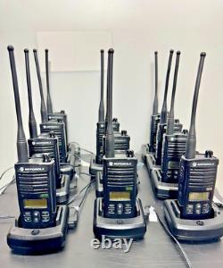 11 Motorola Cp110 Uhf 16ch Two Way Radio & Battery H96rcf9aa2aa-h96rcf9aa2ba