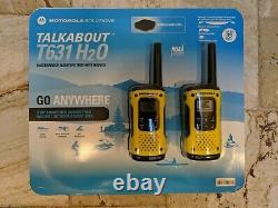 1 Pair Motorola Talkabout Waterprooof, Floating, Two-way Radio, Walkie Talkie