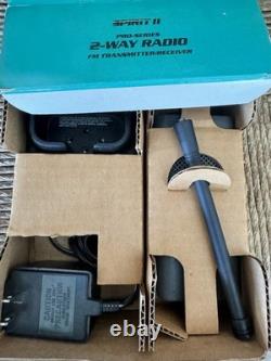 2 In Box Motorola Spirit II Pro-Series 2-Way Radio FM Transceiver Walkie Talkies
