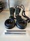2- Motorola Mtx8250-ls Radio Aah25uch6du9an With 2 Batteries Etc Untested