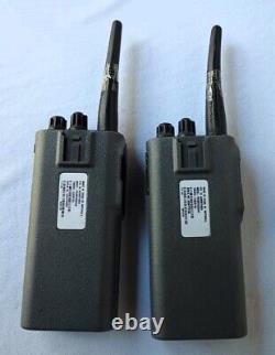 2 MOTOROLA TALKABOUT DISTANCE DPS 5 MILE TWO-WAY RADIO Model P24SRT03G2A, tested