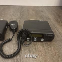 2× Motorola CDM1250 Mobile Radios with Microphones Untested AS-IS