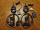 2 Motorola Cls1410 Two Way 4 Channel Uhf Radios With2 Chargers And 2 Headsets