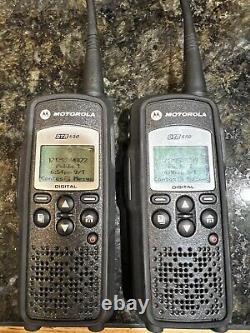 2 Motorola DTR650 Digital Portables with Accessories