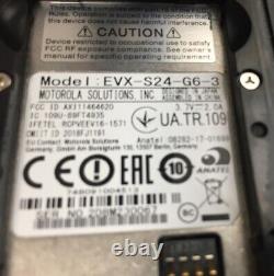 2 Motorola EVX-S24-G6-3 Portable Two-Way Radio