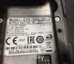 2 Motorola EVX-S24-G6-3 Portable Two-Way Radio