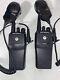 2 Motorola Pr400 Uhf 16 Channel Two-way Radios Aah65rdc9aa2an Chargers Batteries