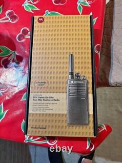 2 Motorola RDU4100 Two-Way Commercial Radio Battery & Charging Cradle No Battery
