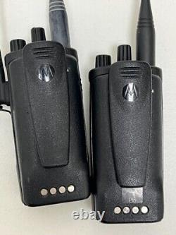 2 Motorola RDU4160D 16-Channel Two-Way Radios