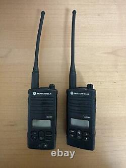 2 Motorola RDU4160d 16 Channel Two Way Radios