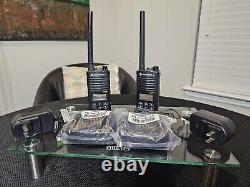 2 Motorola RDX RDM2070d 7Ch 2W VHF MURS Walkie Talkie Two Way Radio