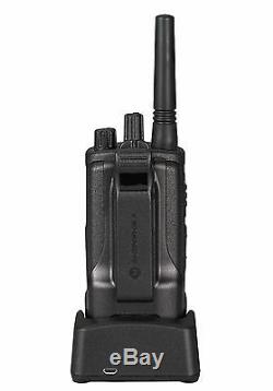 2 Motorola RMU2080d 2 Watt 8 Channel UHF Business Two-way Radios