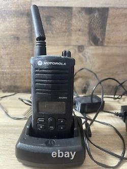 (2) Motorola RMU2080d UHF Two-way With Cahrgers Radio Read Description