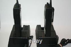 2 Motorola Radius P200 H44RFU7160BN Two Way Radio with 2 Chargers