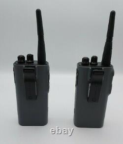 2 Motorola Talkabout Distance DPS Two-Way Radios Tested. No battery Charger