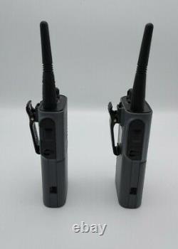 2 Motorola Talkabout Distance DPS Two-Way Radios Tested. No battery Charger