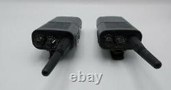 2 Motorola Talkabout Distance DPS Two-Way Radios Tested. No battery Charger