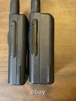 2 Motorola Visar UHF radios with accessories