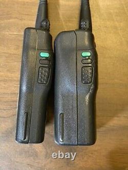 2 Motorola Visar UHF radios with accessories