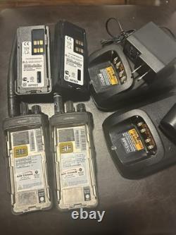 (2)Motorola XPR7350e VHF MotoTRBO DMR Digital Portable Two Way Radio AAH56JDC9WA