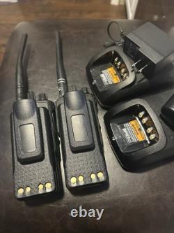 (2)Motorola XPR7350e VHF MotoTRBO DMR Digital Portable Two Way Radio AAH56JDC9WA