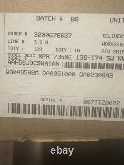 (2)Motorola XPR7350e VHF MotoTRBO DMR Digital Portable Two Way Radio AAH56JDC9WA