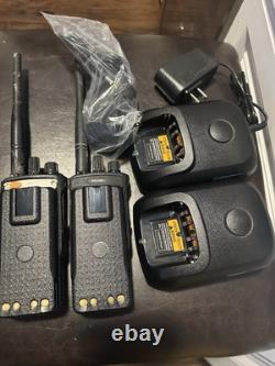 (2)Motorola XPR7350e VHF MotoTRBO DMR Digital Portable Two Way Radio AAH56JDC9WA