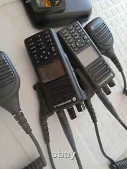 2 Motorola XPR 7550e two-Way radio withImpres Batt Mic & Charger AAH56RDN9KA1AN