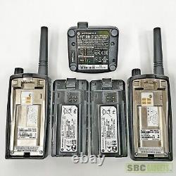 2-Pack Motorola RMU2040 UHF 4-Channel Two-Way Radios Black Ship Same Day