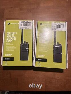 2 RM Series On Site To A Business Radio Motorola