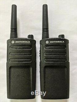 2 Refubished Motorola RMU2040 UHF Two-way Radios 2 watts 4 channels