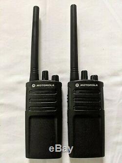 2 Refurbished Motorola RMV2080 VHF Business Two-way Radios