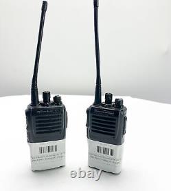 2 Vertex Standard (Motorola) VX-231 Two-Way Radio / Analog with charger