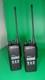 2 X Motorola Ht1250 Ls+ Uhf 450-512mhz 4w 16ch Two Way Radios Aah25sdh9dp5an