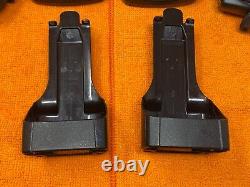 2 x MOTOROLA RMM2050 ON SITE 2 WAY RADIO W BATTERY, CHARGER PMLN6383A / CLIP ONS
