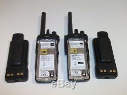 2 x Motorola DP4801e UHF DMR Digital WiFi Bluetooth GPS Two Way Radio