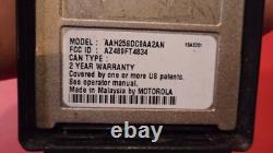 2 x Motorola HT750 UHF 403-470 MHz 4w 4CH Two Way Radios withBatt AAH25SDC9AA2AN