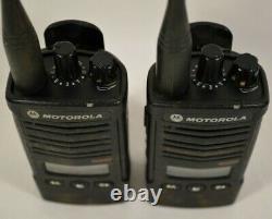 2x Motorola RDX Business Series RDU4160D 16-Channel Two-Way UHF Radios