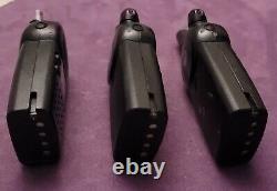 (3) Motorola Cls1410 4ch Uhf Two-way Radios 2 Cradles No Batteries