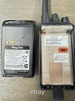 (3) Motorola Mag One BPR40 4 Watt UHF Two Way Radio (450-470 MHz) AAH84RCS8AA1AN