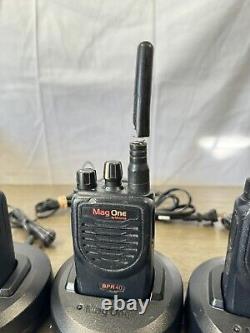 (3) Motorola Mag One BPR40 4 Watt UHF Two Way Radio (450-470 MHz) AAH84RCS8AA1AN