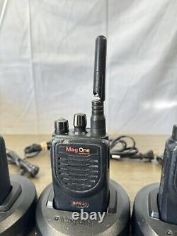 (3) Motorola Mag One BPR40 4 Watt UHF Two Way Radio (450-470 MHz) AAH84RCS8AA1AN