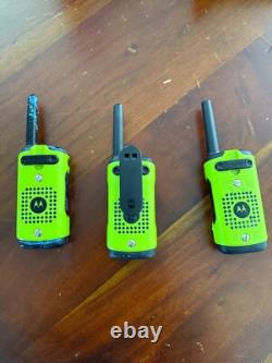 3 Motorola T605 Talkabout Two-Way Radios