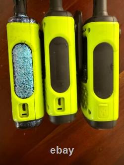 3 Motorola T605 Talkabout Two-Way Radios
