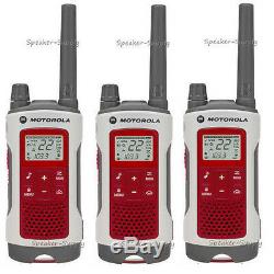 3 Motorola Talkabout T480 Walkie Talkie Set 35 Mile Two Way FM Radio NOAA PTT