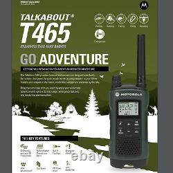 3 x Motorola Talkabout T465 Rechargeable Two-Way Radio (Green, 2-Pack) (T465) +
