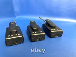 3x Motorola EVX-261-G7-5 EVX-261-G6-5 Two Way Radio W Batteries