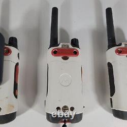 3x Motorola Talk about T480 Walkie Talkie Two Way Radio NOAA 35 Mile FM Radio We