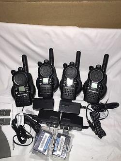 4 CLS1410 UHF Portable Two-way Radios Good Condition